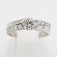 PT900 ダイアイリリング 0.700ct 0.30ct 5.10g