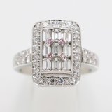 PT900 ダイアイリリング 1.00ct 0.58ct 9.10g