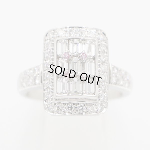 PT900 ダイアイリリング 1.00ct 0.58ct 9.10g
