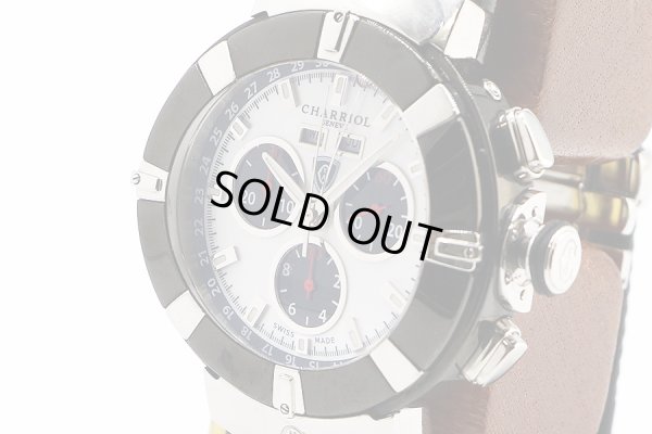 シャリオール　セルティカ　ＣＥＬＴ４４　シェル文字盤　黒インダイアル　サイド拡大