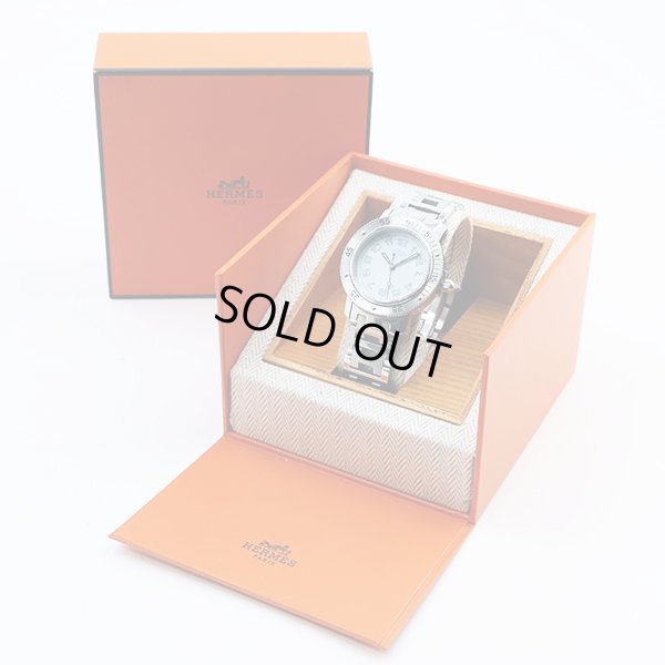 エルメス　クリッパーダイバー３８　ＣＬ７．７１０　白文字盤　箱