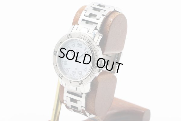 エルメス　クリッパーダイバー３８　ＣＬ７．７１０　白文字盤　サイド