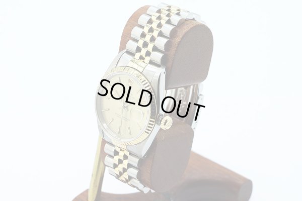 ロレックス　デイトジャスト　１６２３３　シャンパン文字盤  Ｌ番　サイド