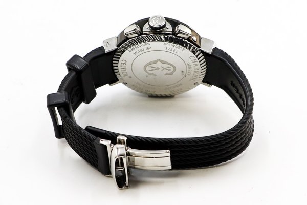 シャリオール　セルティカ　ＣＥＬＴ４４　シェル文字盤　黒インダイアル　ラバーベルト