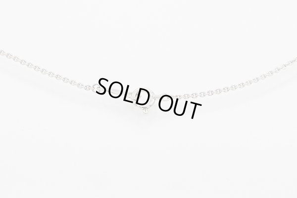 ミキモト　K18WG/PG エナメル パール ダイアイリペンダントネックレス 8.80g　留め具