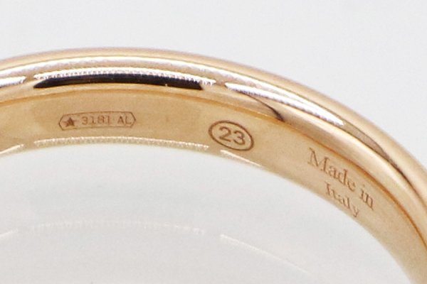 ダミアーニ　750PG ヴェラモーレ ダイアイリリング 2.80g　刻印(2)