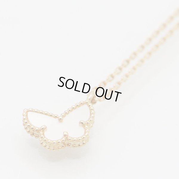 ヴァンクリーフ＆アーペル　750YG スウィート パピヨンペンダントネックレス 3.00g