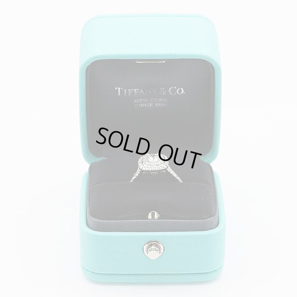 ティファニー　PT950 ソレスト クッションカット ダイアイリリング 5.90g　箱