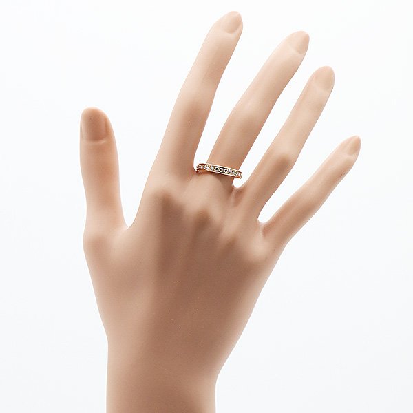 ダミアーニ　750PG ヴェラモーレ ダイアイリリング 2.80g　装着イメージ