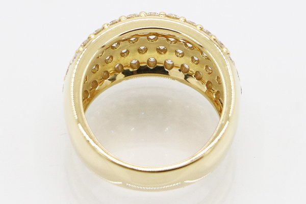 ミキモト　K18 ダイアイリリング 2.77ct 10.90g　内側