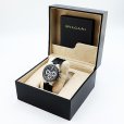 ブルガリ　ディアゴノクロノグラフ　ＤＧ３７ＳＳＣＨ　黒文字盤　箱