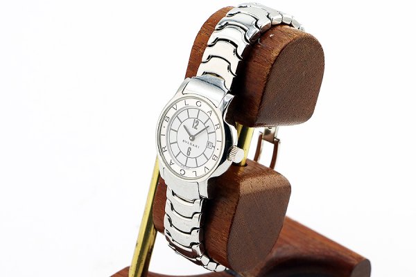 ブルガリ　ソロテンポ　ＳＴ２９Ｓ　白文字盤　サイド