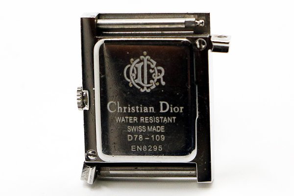 ディオール　マリス　Ｄ７８－１０９　シェル文字盤　裏面拡大
