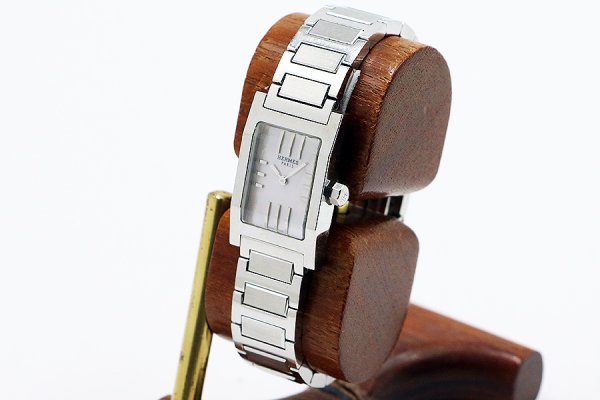 エルメス　タンデム　ＴＡ１．２１０　ピンクシェル文字盤　サイド