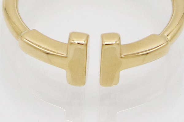 ティファニー　750YG ティファニーT ワイヤーリング 2.70g　拡大