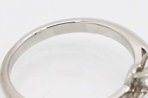 ティファニー　PT950 バターカップ ダイアイリリング 4.00g　内側