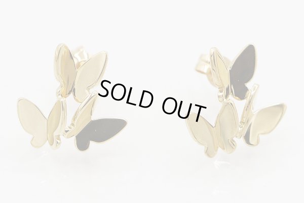 アーカー　K18 パピヨンブリリアン ピアス 2.30g