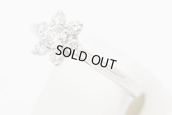 ティファニー　PT950 バターカップ ダイアイリリング 4.00g　サイド