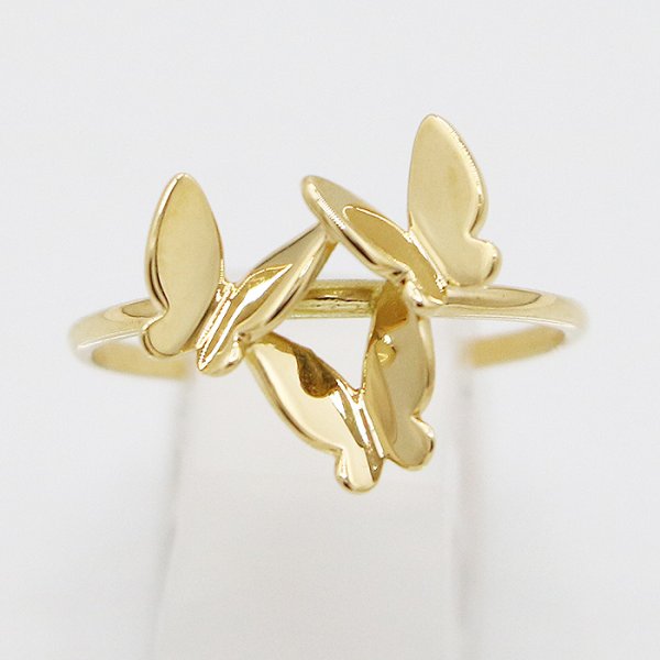 アーカー　K18 パピヨンブリリアン リング 1.80g