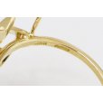 アーカー　K18 パピヨンブリリアン リング 1.80g　刻印