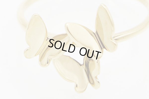 アーカー　K18 パピヨンブリリアン リング 1.80g　拡大