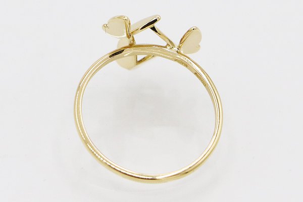 アーカー　K18 パピヨンブリリアン リング 1.80g　内側