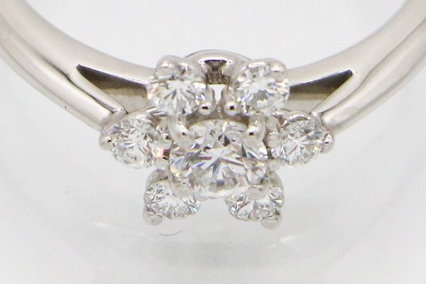 ティファニー　PT950 バターカップ ダイアイリリング 4.00g　拡大