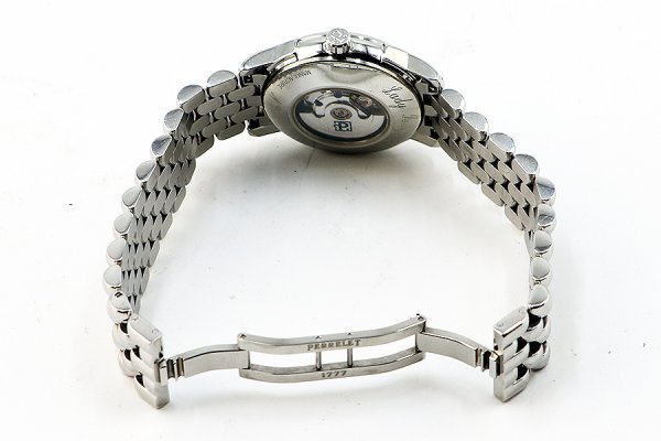 ペルレ　レディーテンペスト　Ｌ．ＴＥＭＰ－ＳＳＢＢＤ　青シェル文字盤　８Ｐ　ブレス