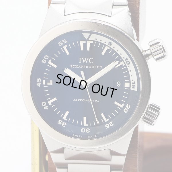 ＩＷＣ　アクアタイマー　ＩＷ３５４８０５　黒文字盤　２ツリューズ