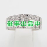 水野薫子 PT900 ダイアイリリング 0.21ct 9.20g