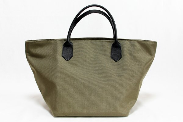 エルベシャプリエ　レザーハンドル舟型トートM 1407C トープ　裏面