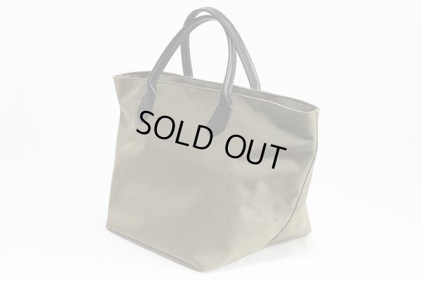 エルベシャプリエ　レザーハンドル舟型トートM 1407C トープ　サイド