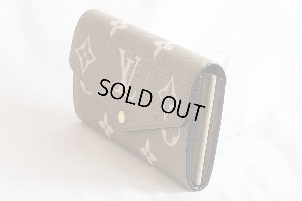 ルイ・ヴィトン　ポルトフォイユ・サラ NM M81049 トゥルトレール クレーム　サイド