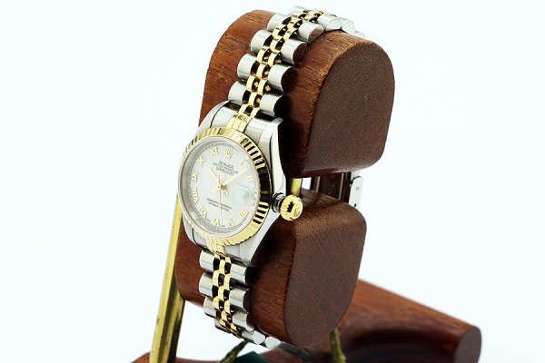 ロレックス　７９１７３　白ローマン文字盤　サイド