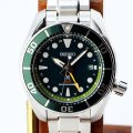 セイコー　プロスペックソーラーダイバーＧＭＴ　ＳＢＰＫ００１　緑文字盤