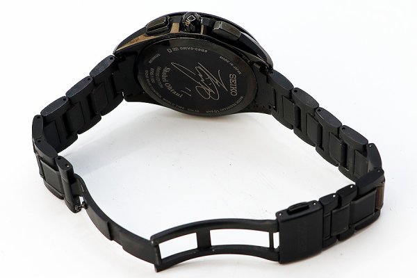 セイコー　ブライツ　ＳＡＧＡ２５７　黒文字盤 日ハム大谷祥平２０１７年限定モデル　ブレス