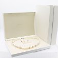 タサキ　SV パールネックレス / K18WGイヤリング セット 8.0-8.5mm　箱