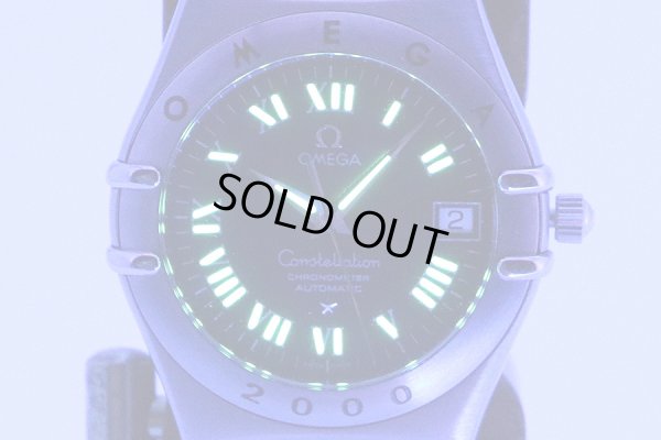 オメガ　コンステレーション　１５０４．５０　黒文字盤　２０００年限定　ライト