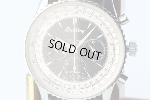 ブライトリング　ナビタイマー　モンブリラン　Ａ３００３０　黒／銀文字盤　表面拡大