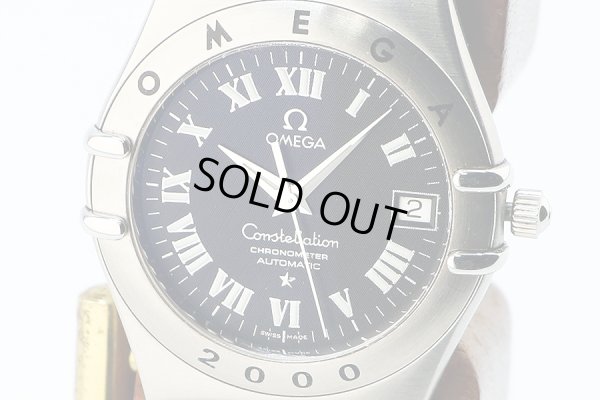 オメガ　コンステレーション　１５０４．５０　黒文字盤　２０００年限定　表面拡大