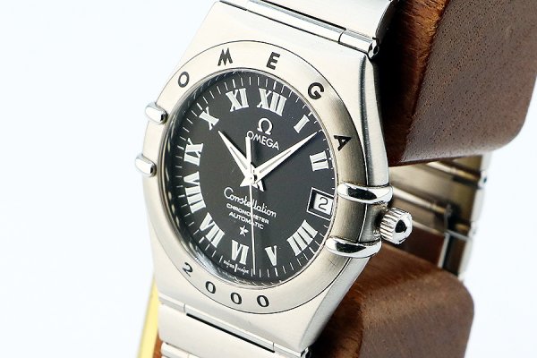 オメガ　コンステレーション　１５０４．５０　黒文字盤　２０００年限定　サイド拡大