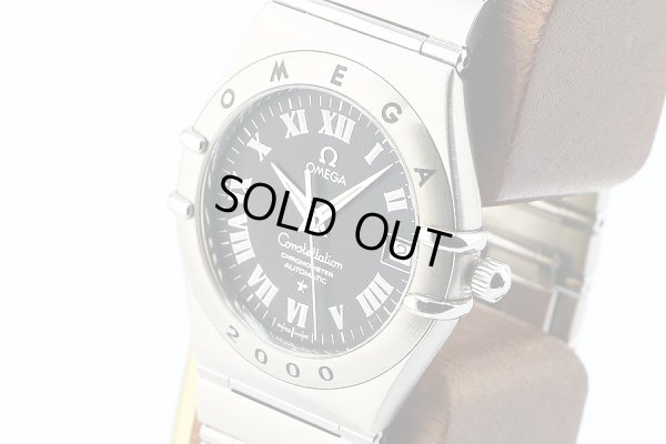 オメガ　コンステレーション　１５０４．５０　黒文字盤　２０００年限定　サイド拡大