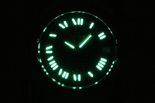 オメガ　コンステレーション　１５０４．５０　黒文字盤　２０００年限定　ライト暗闇