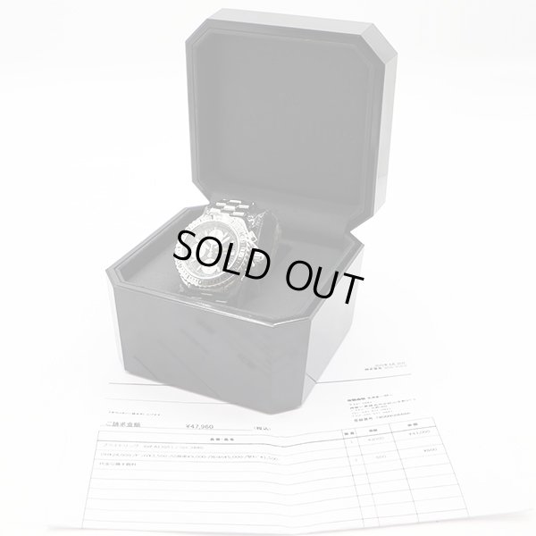 ブライトリング　クロノシャーク　Ａ１３０６１　黒文字盤　銀インダイアル　箱