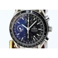 オメガ　スピードマスター　マーク４０　３５２０．５０　青文字盤　表面拡大