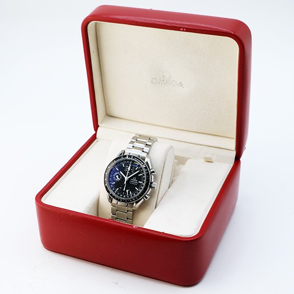 オメガ　スピードマスター　マーク４０　３５２０．５０　青文字盤　箱