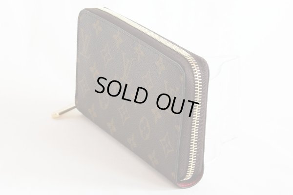 ルイ・ヴィトン　ジッピー・ウォレット M41895 フューシャ　サイド