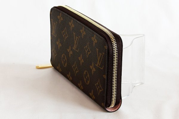 ルイ・ヴィトン　ジッピー・ウォレット M41894 ローズ・バレリーヌ　サイド