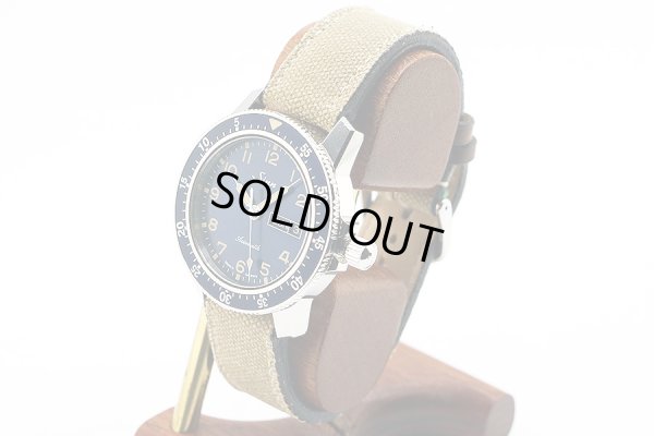 ジン　パイロットウォッチ　１０４　１０４．ＳＴ．ＳＡ．Ａ　青文字盤　サイド