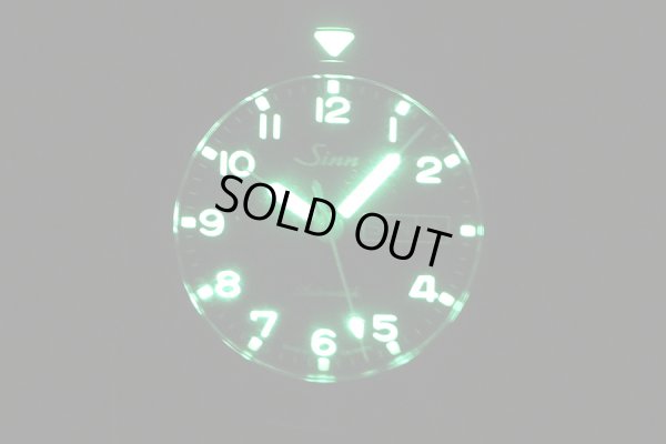 ジン　パイロットウォッチ　１０４　１０４．ＳＴ．ＳＡ．Ａ　青文字盤　ライト暗闇